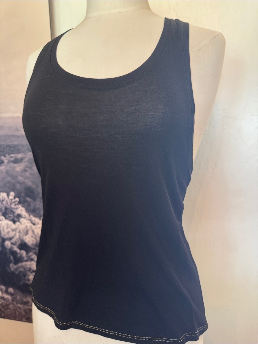 LaRok Black Racerback Tank